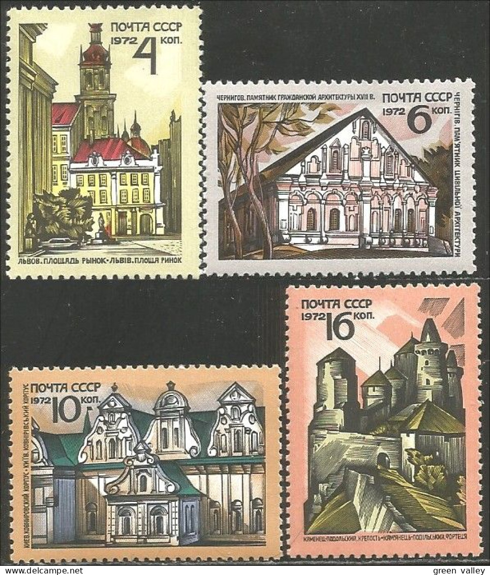 772 Russie 1972 Ukraine Architecture MH * Neuf (RUC-369) - Neufs