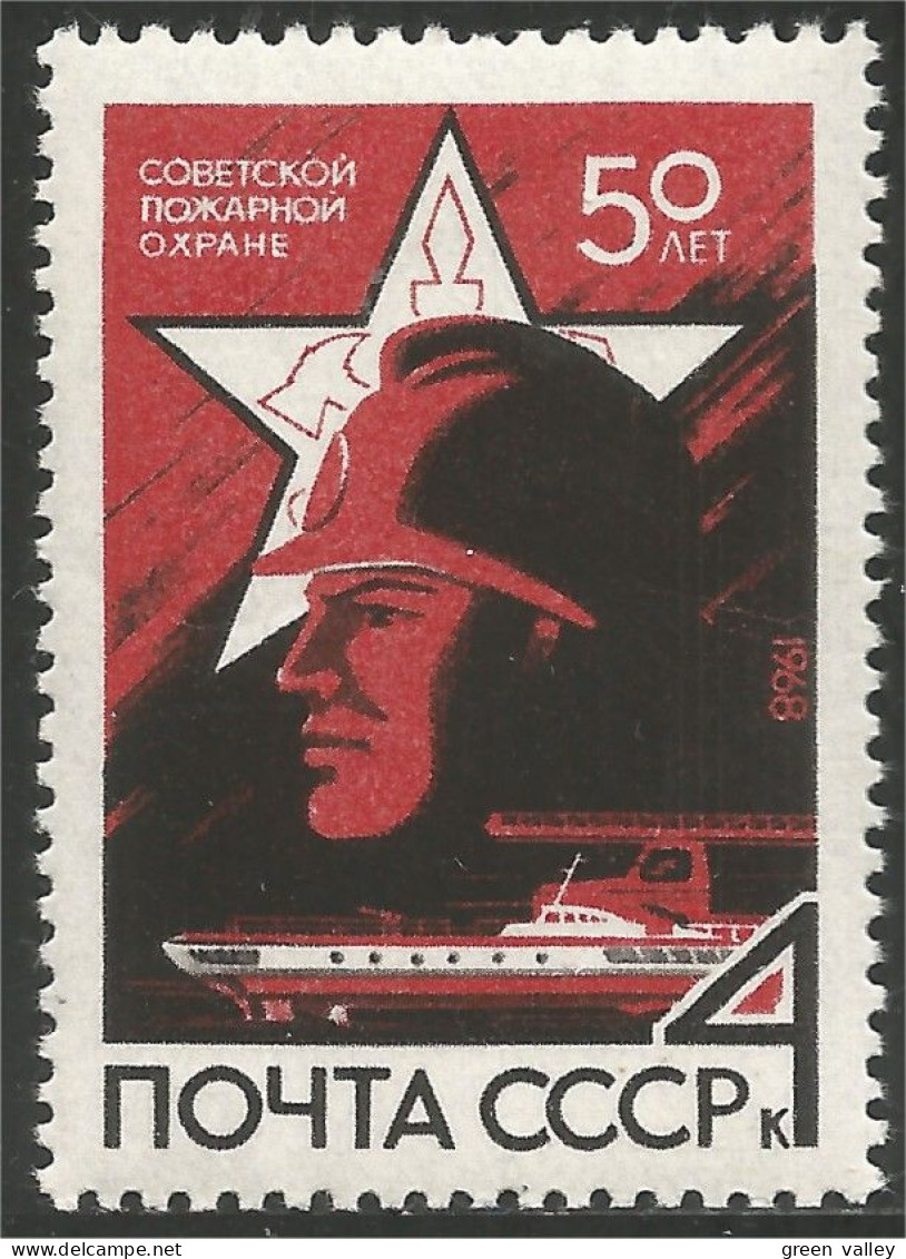 772 Russie 1968 Pompier Fireman Firefighter Incendie MNH ** Neuf SC (RUC-363) - Firemen