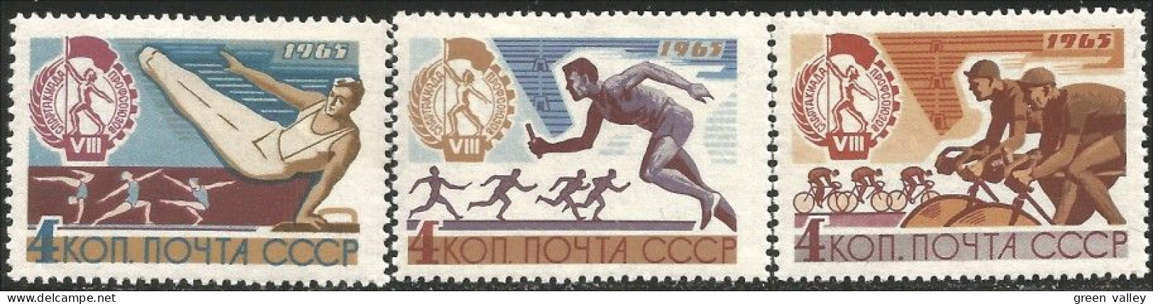 772 Russie 1965 Spartakiades Spartacist Games MNH ** Neuf SC (RUC-350) - Oblitérés