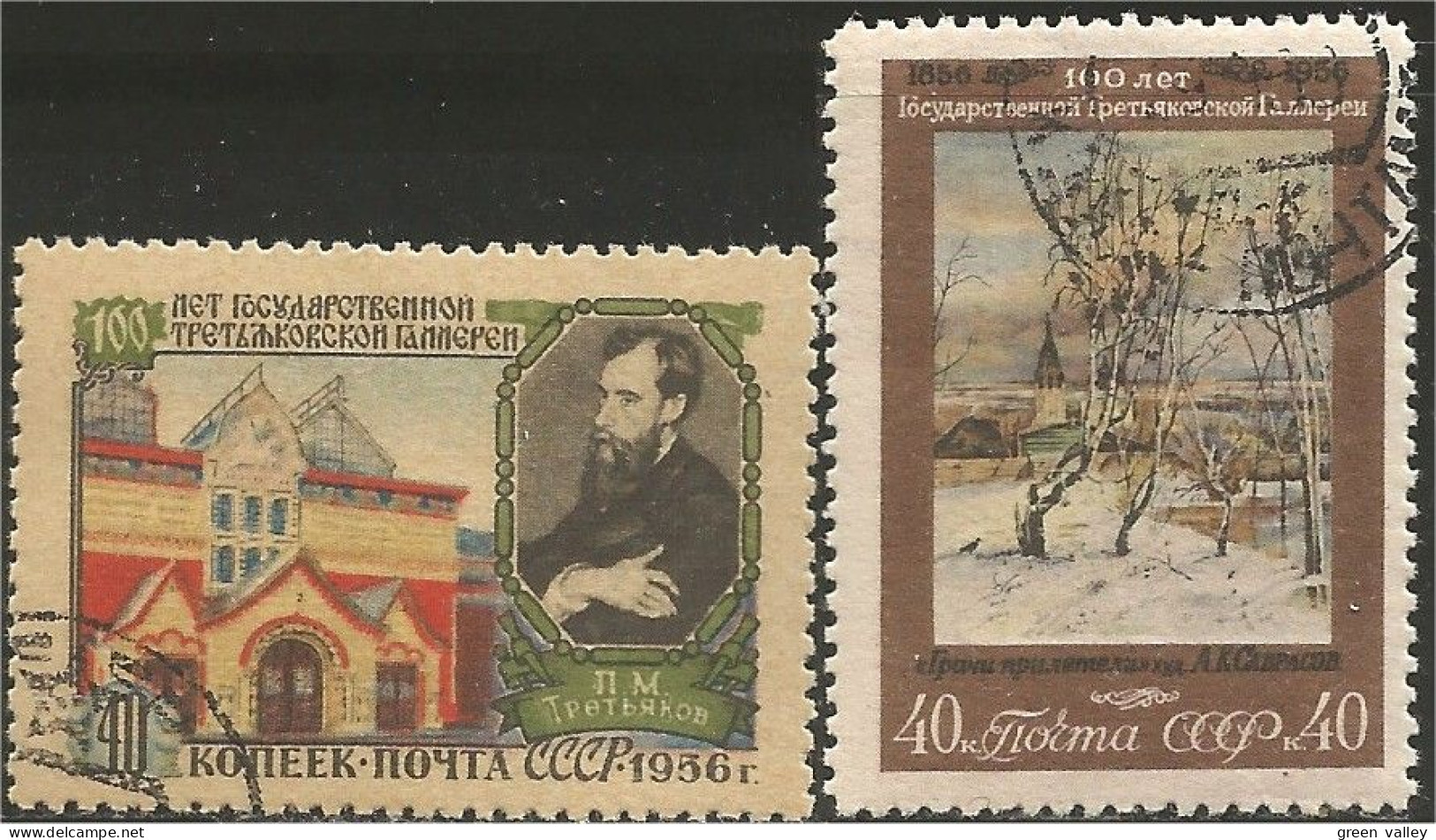 772 Russie 1956 Savrasov Tretiakov (RUC-251) - Used Stamps