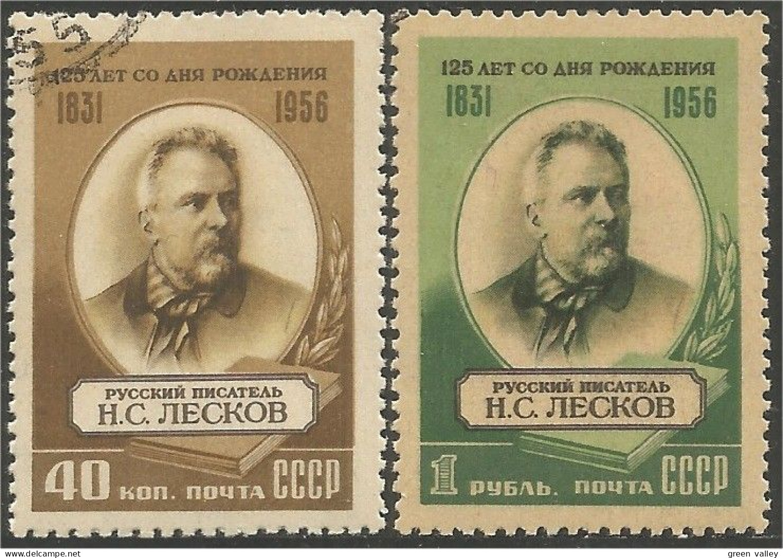 772 Russie 1956 Leskov (RUC-250) - Used Stamps