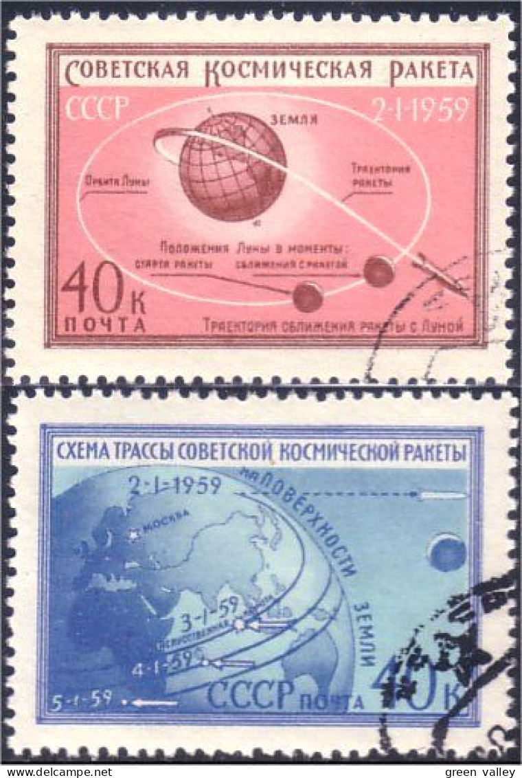 772 Russie 1959 Espace Space (RUC-162) - Rusland En USSR