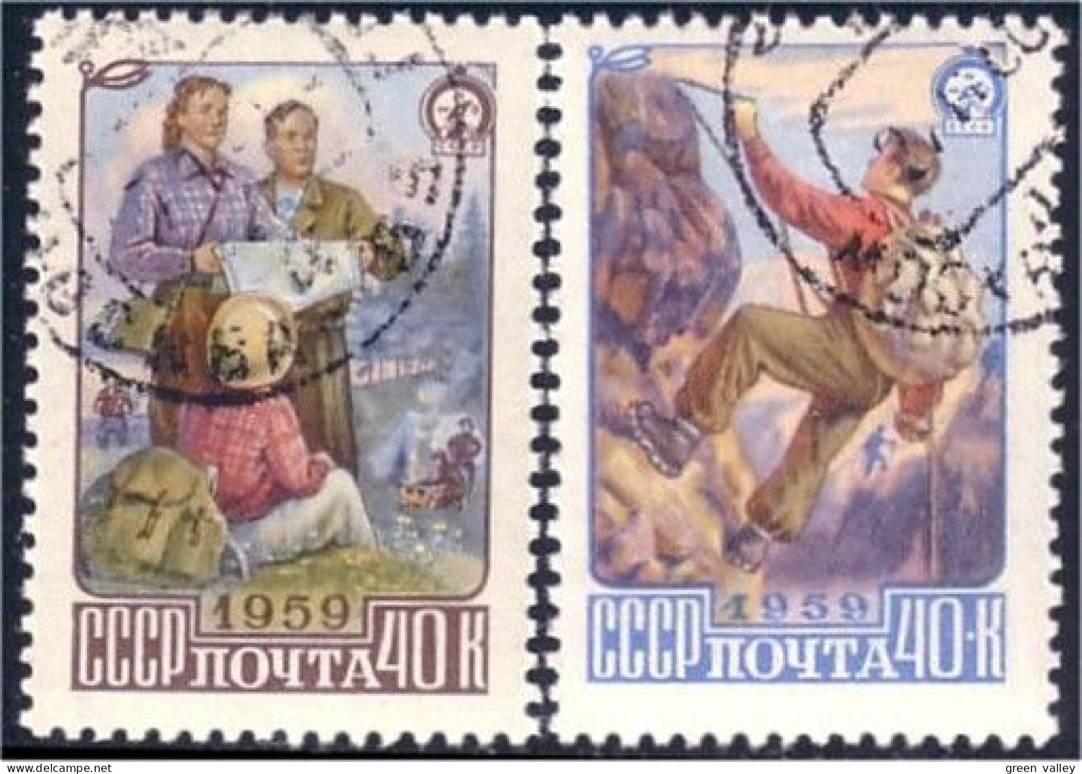 772 Russie 1959 Escalade Mountain Climbing (RUC-173) - Escalade