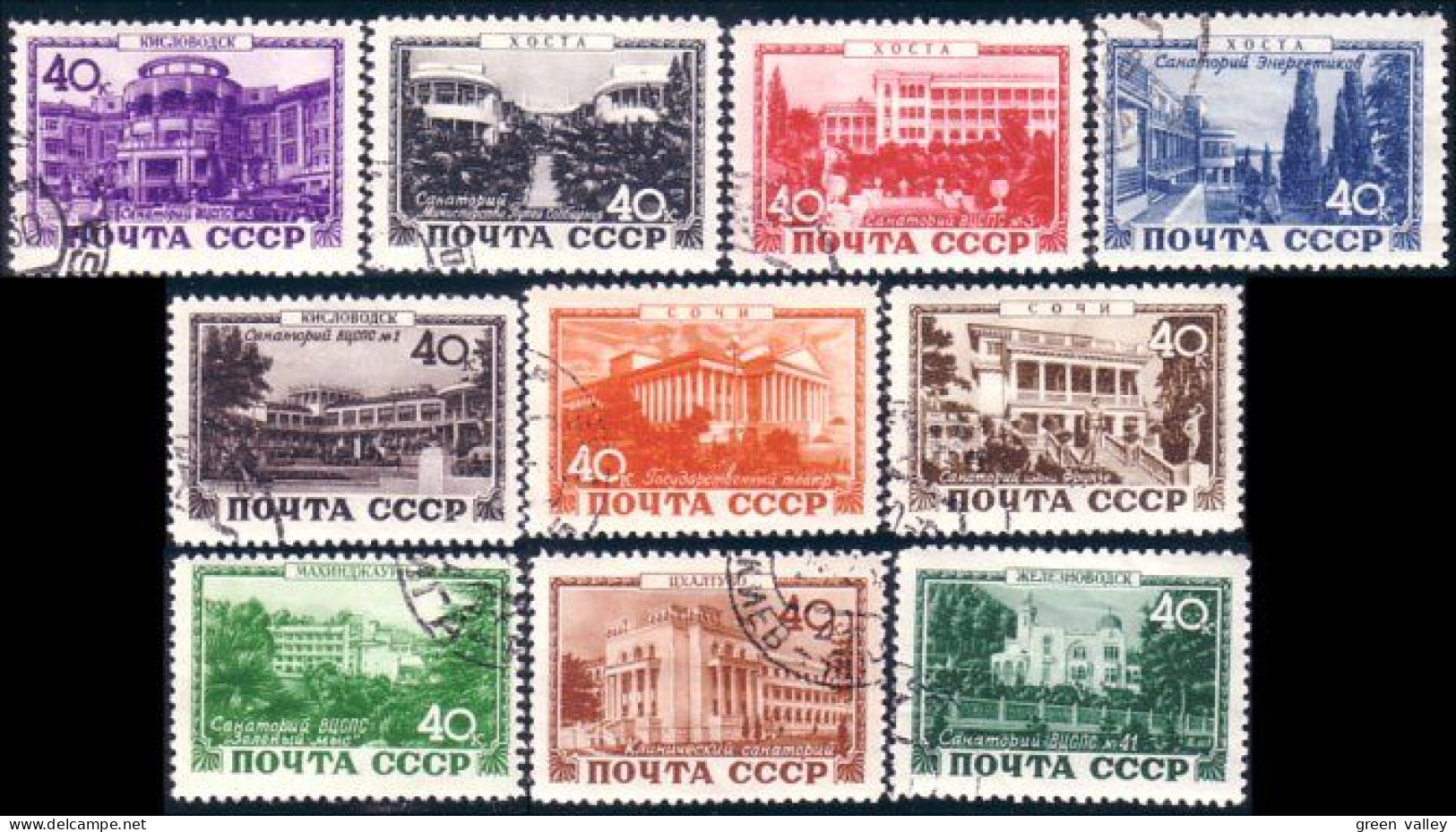 772 Russia 1949 Sanatoriums Sanatoria (RUC-106) - Usati