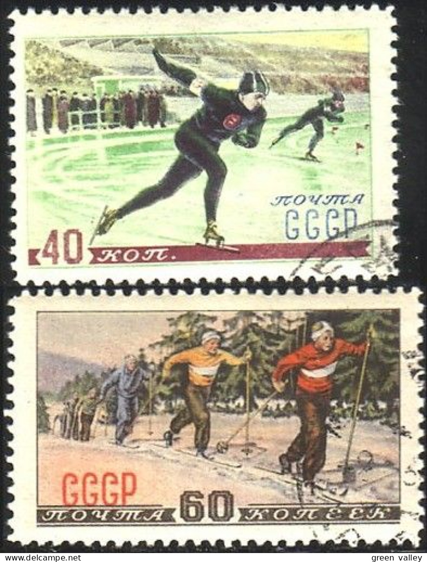 772 Russie 1952 Ski Patinage Skating (RUC-74) - Invierno