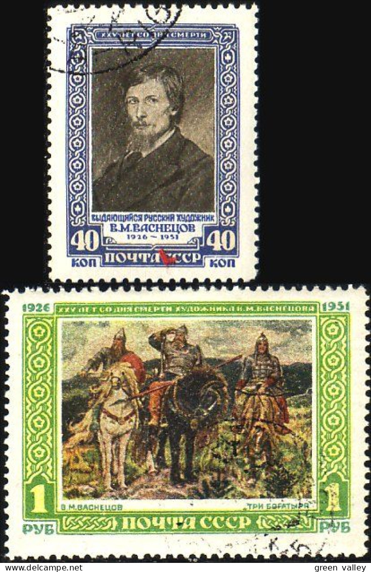 772 Russie 1951 Vasnetsov (RUC-72) - Oblitérés