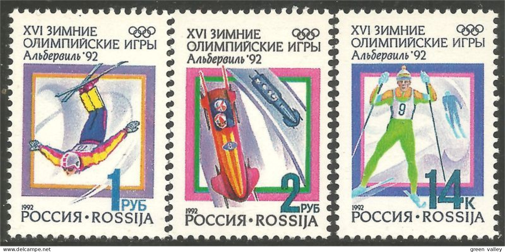 774 Russie Olympiques Albertville Olympics MNH ** Neuf SC (RUS-25) - Unused Stamps