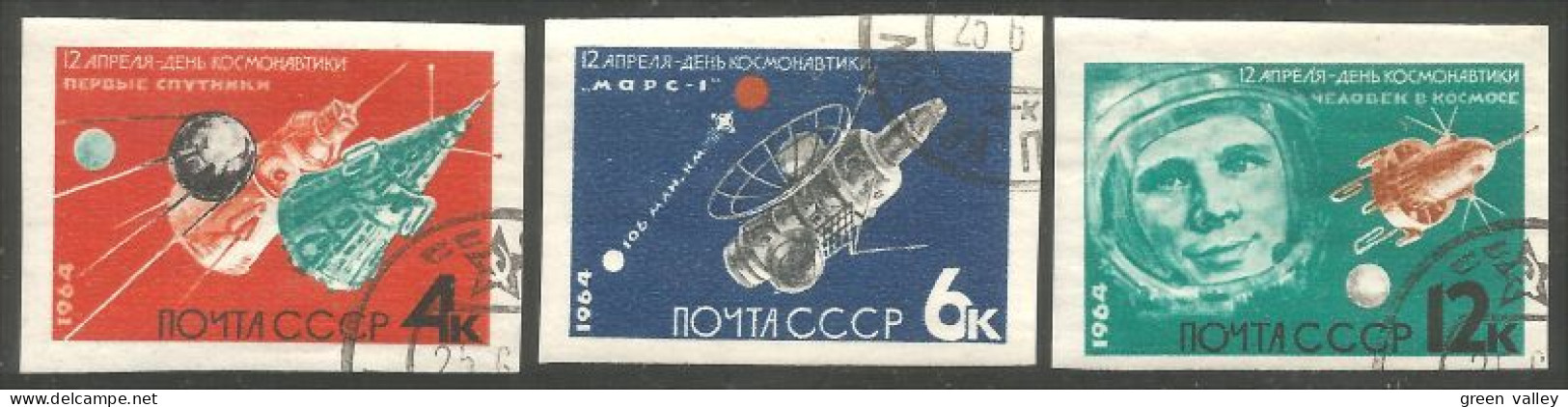 773 Russie Espace Space Satellites Gagarine Spoutnik Sputnik Imperforate (RUK-673) - Rusland En USSR