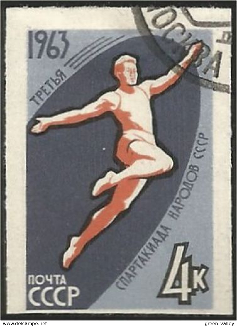 773 Russie 1963 Gymnast Gymnastics Gymnastique Gymnaste Imperforate Non Dentelé (RUK-580) - Gymnastique