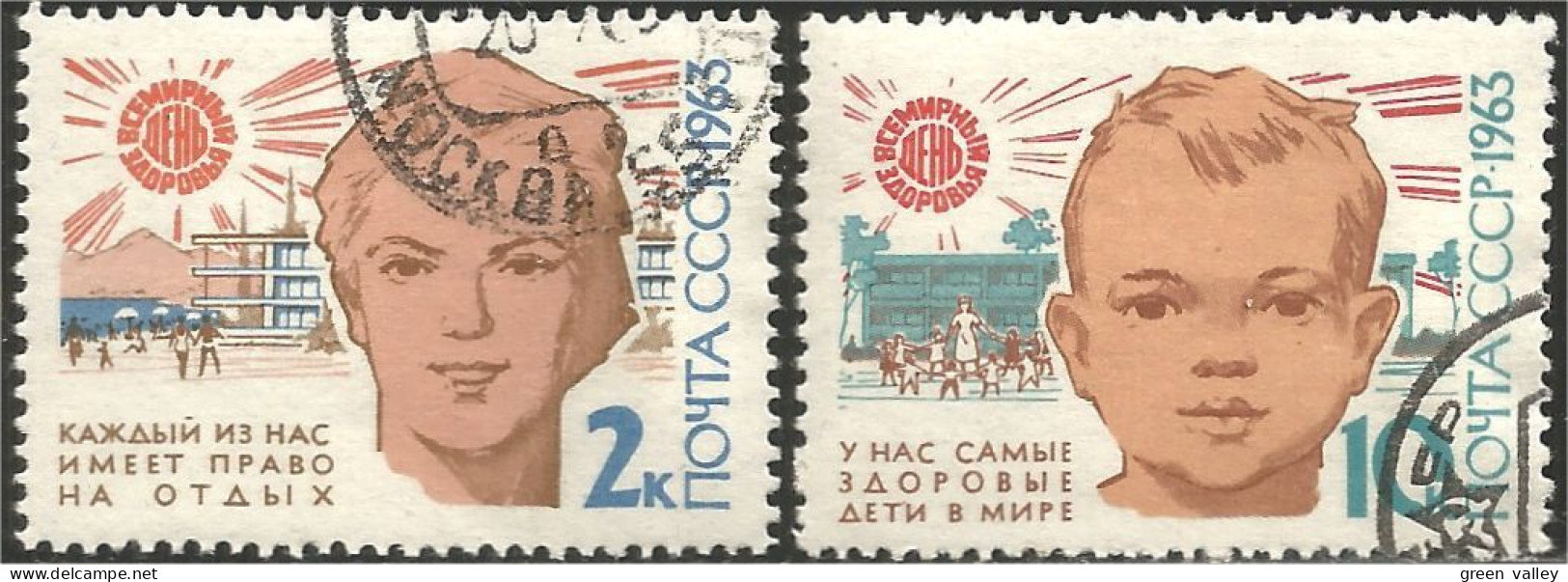 773 Russie 1963 WHO World Health Day Journée Santé OMS (RUK-573) - Medizin