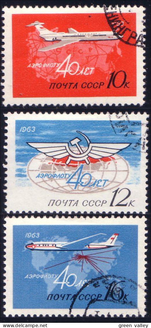 773 Russie 1963 Avions Airplane (RUK-422) - Used Stamps