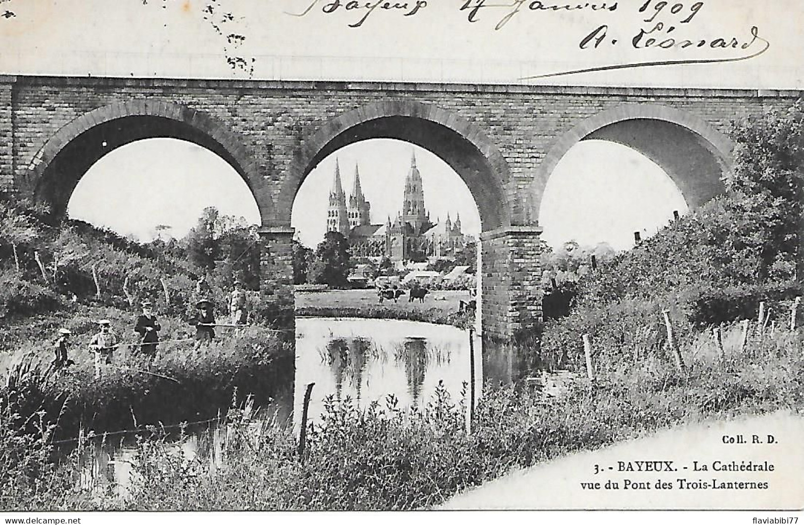 BAYEUX   - ( 14 )-  Pont Des Trois Lanternes - Bayeux