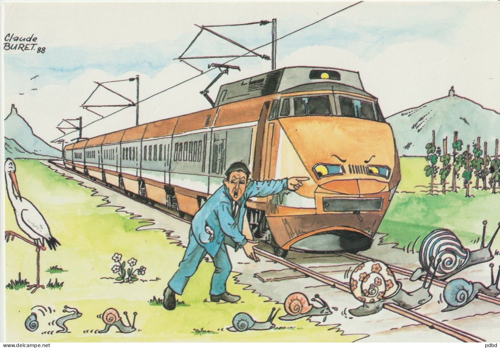 TGV ILL 86 . TGV En Alsace . Claude Buret . N° 103 . 1988 . N°178 Sur 300 . - Trains