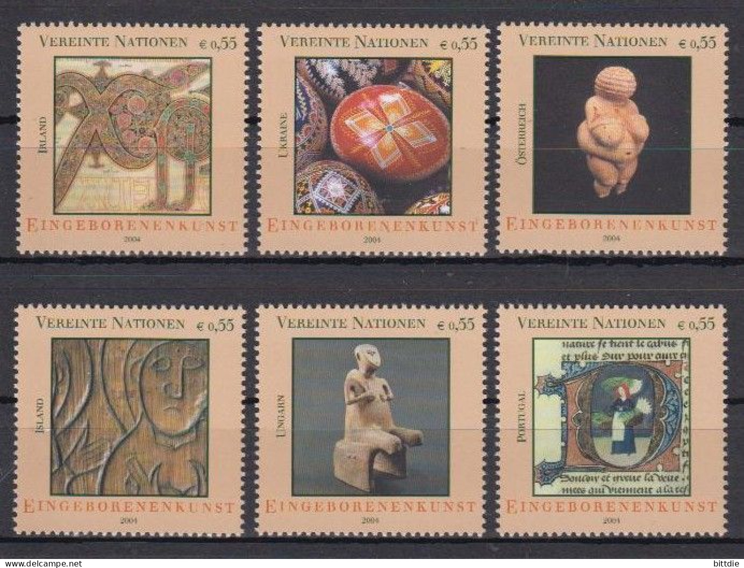 UNO-Wien , 411/16 , Xx   (A6.1698) - Unused Stamps