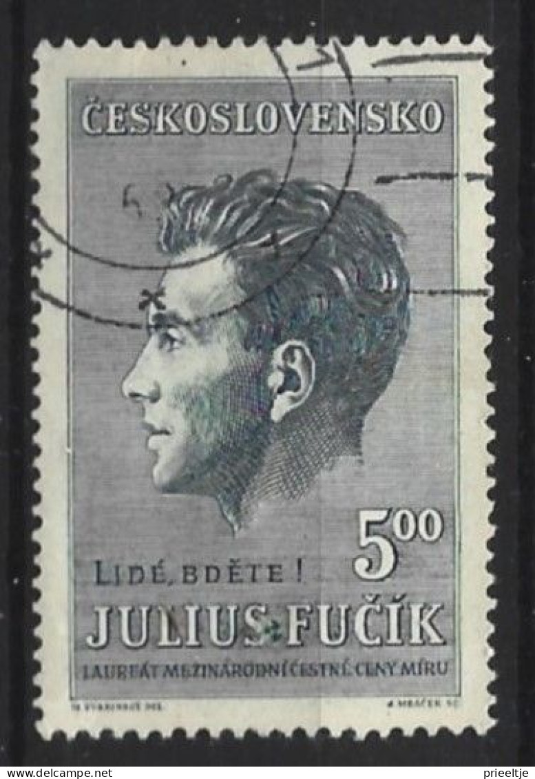 Ceskoslovensko 1951 J. Fucik Y.T. 559 (0) - Usados