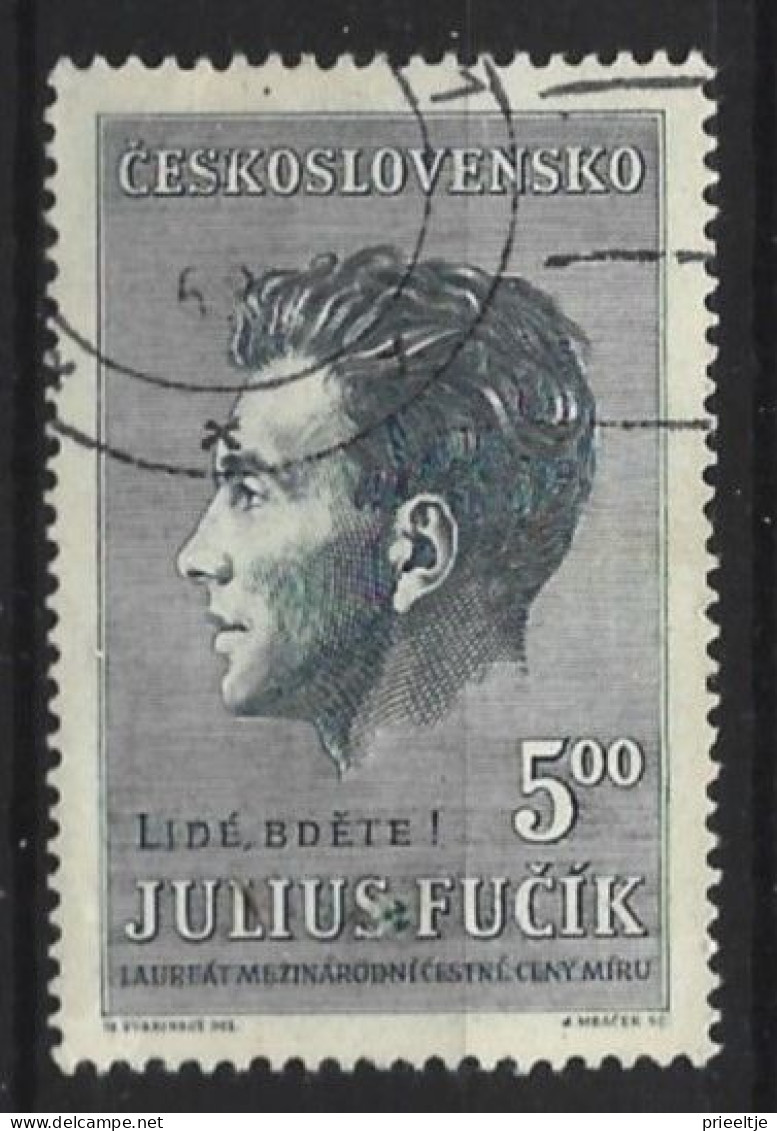 Ceskoslovensko 1951 J. Fucik Y.T. 559 (0) - Used Stamps