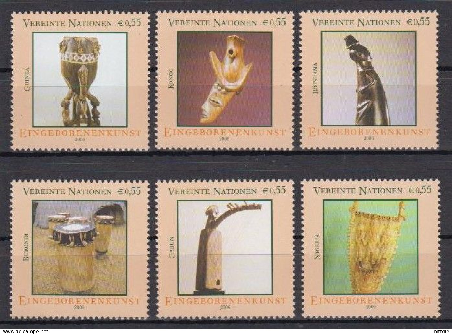 UNO-Wien , 455/60 , Xx   (A6.1699) - Unused Stamps
