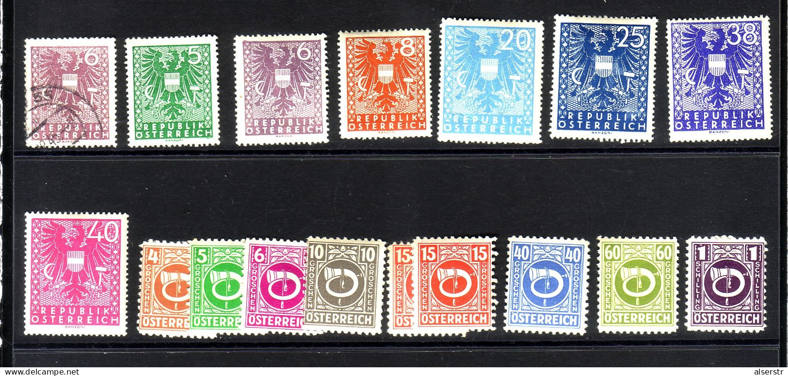 Austria 2nd Republic Lot MNH, Used - Vrac (max 999 Timbres)