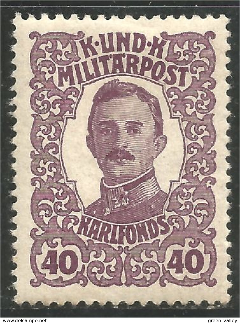 798 Serbie 1918 Empereur Karl I MH * Neuf (SER-44) - Serbia