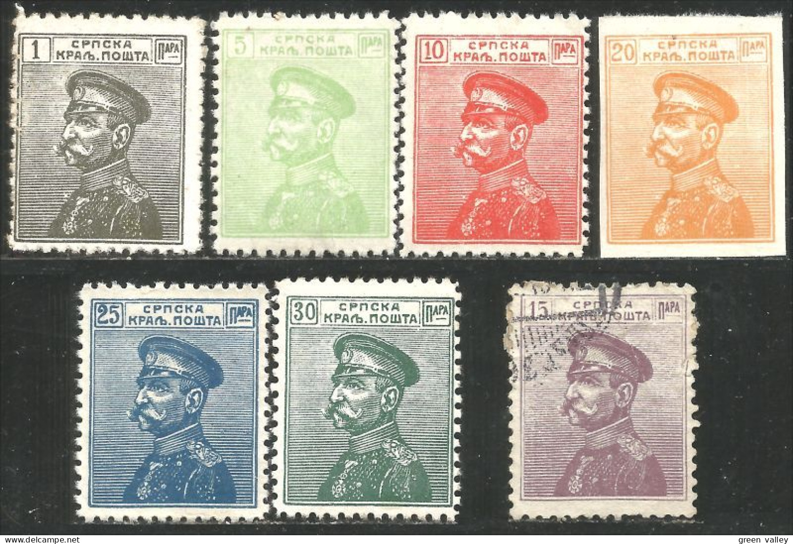 798 Serbie 1908 Karageorgevich MH * Neuf (SER-40) - Serbia