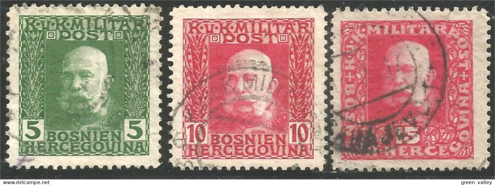 798 Bosnie Herzegovine 1912-1916 Emperor Franz Josef (SER-37) - Serbia