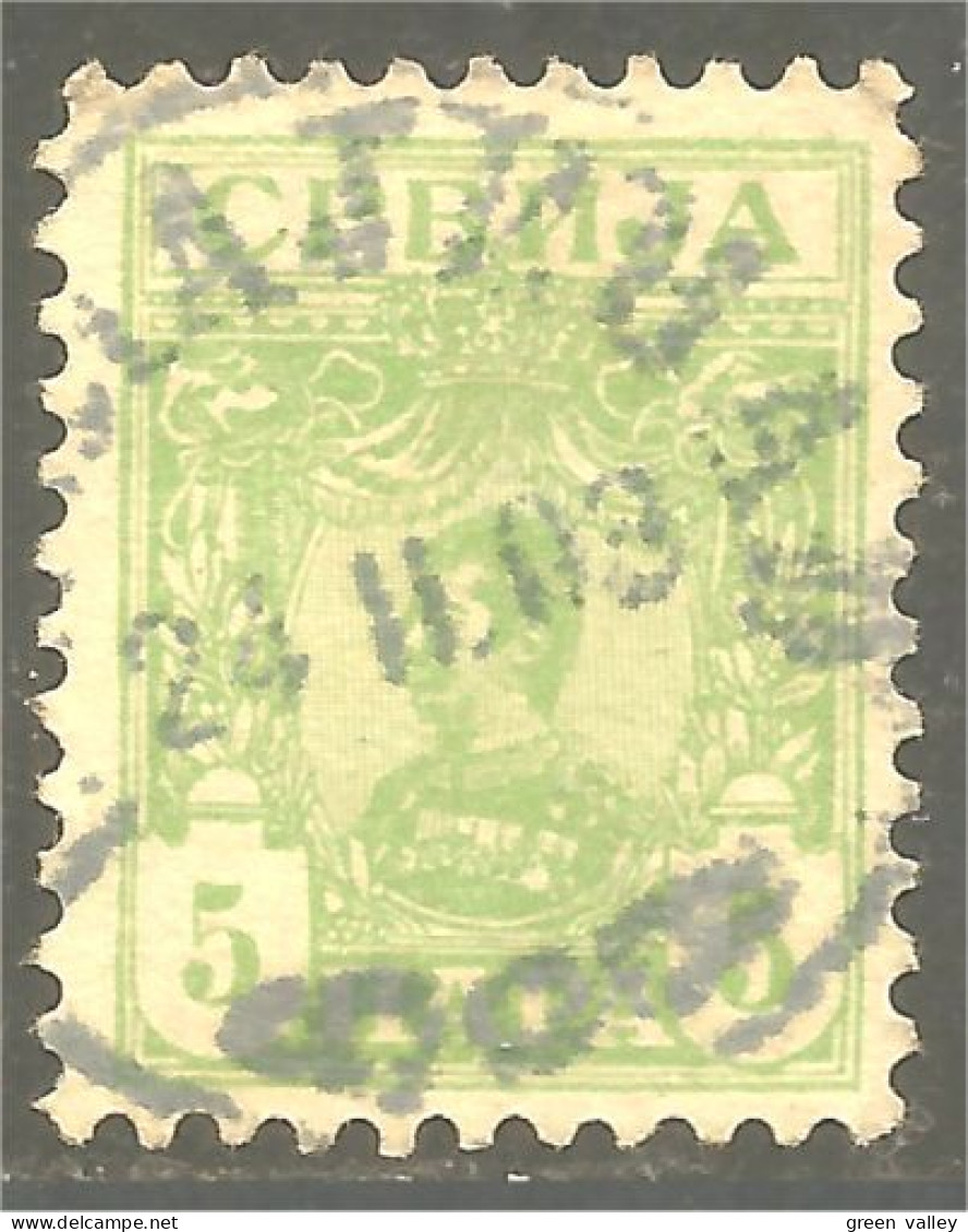 798 Serbie 1901 Roi King Alexandre Obrenovich V (SER-17) - Serbia