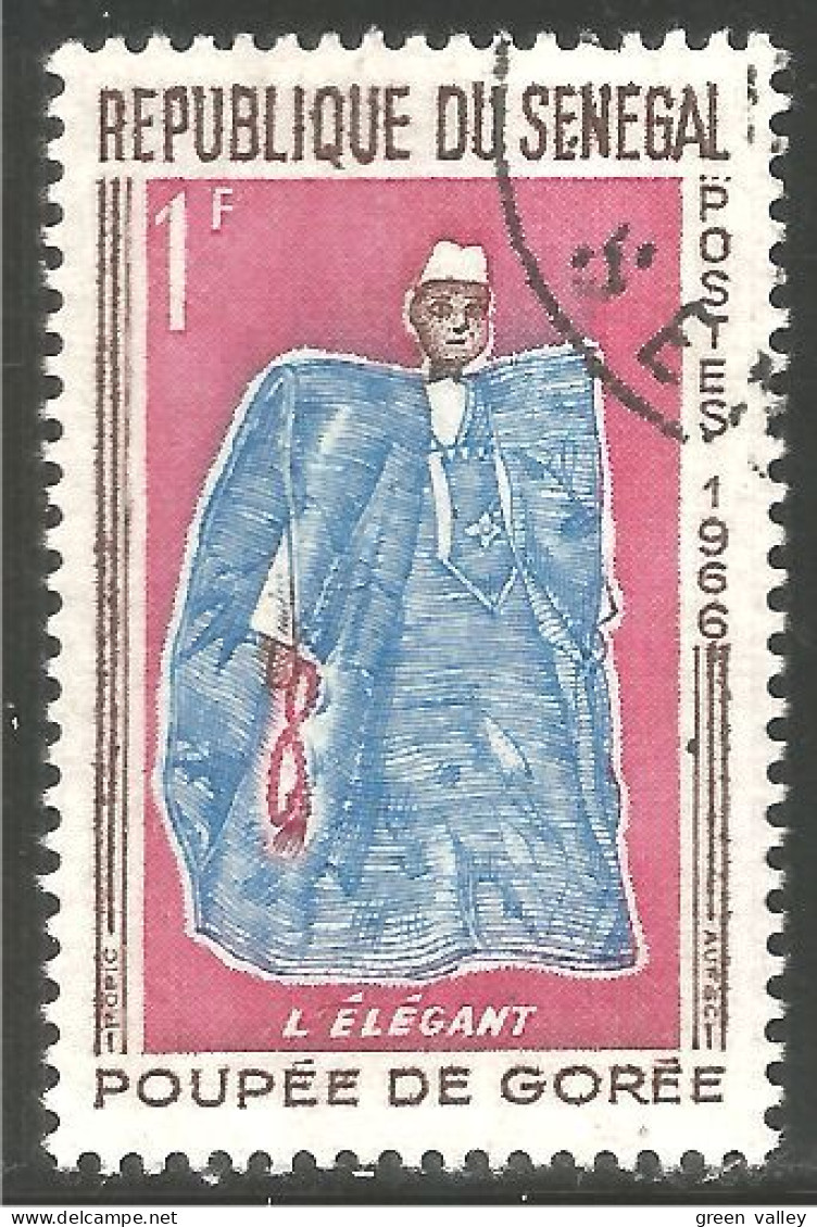 796 Senegal Poupées Gorée Dolls Élégant Stylish Stilvoll (SEN-9) - Senegal (1960-...)