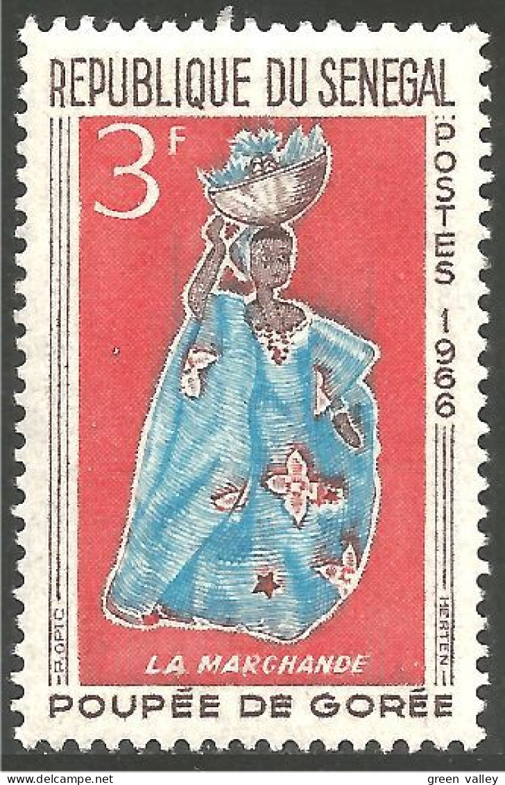 796 Senegal Poupées Gorée Dolls Marchande Saleswoman MNH ** Neuf SC (SEN-10) - Sénégal (1960-...)