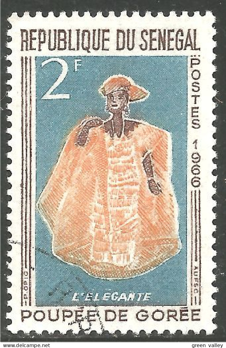 796 Senegal Poupées Gorée Dolls Élégante Stylish Stilvoll (SEN-7b) - Sénégal (1960-...)