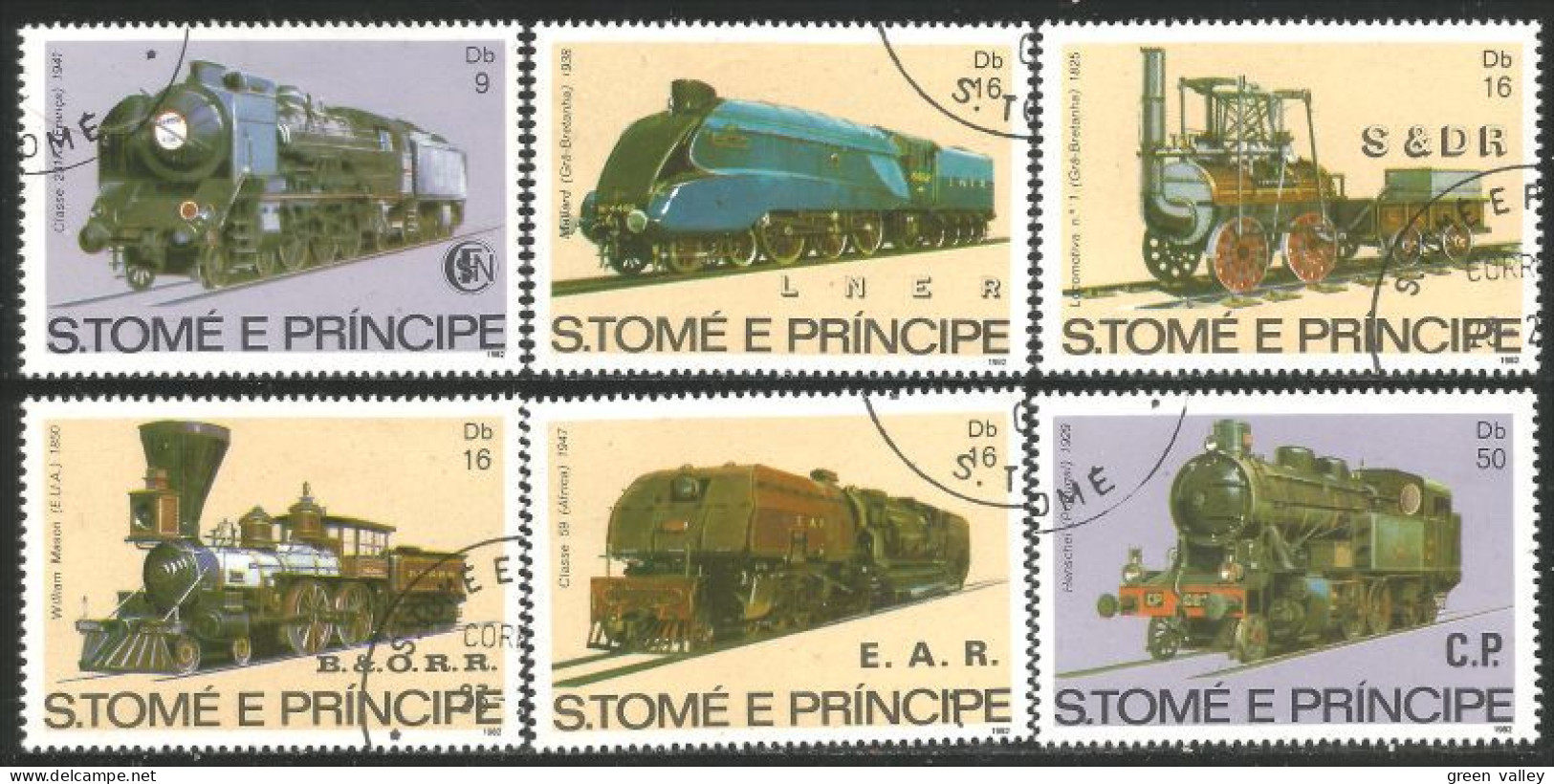 788 Sao Tome Principe Locomotive Train Railway Zug Treno (SAO-11) - Trains