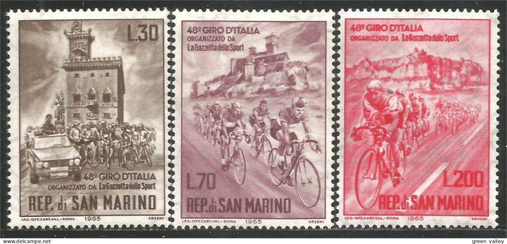 786 San Marino Giro Italia Bicyclette Bicycle Fahrrad Bicicletta Fiets MNH ** Neuf SC (SAN-129c) - Cycling