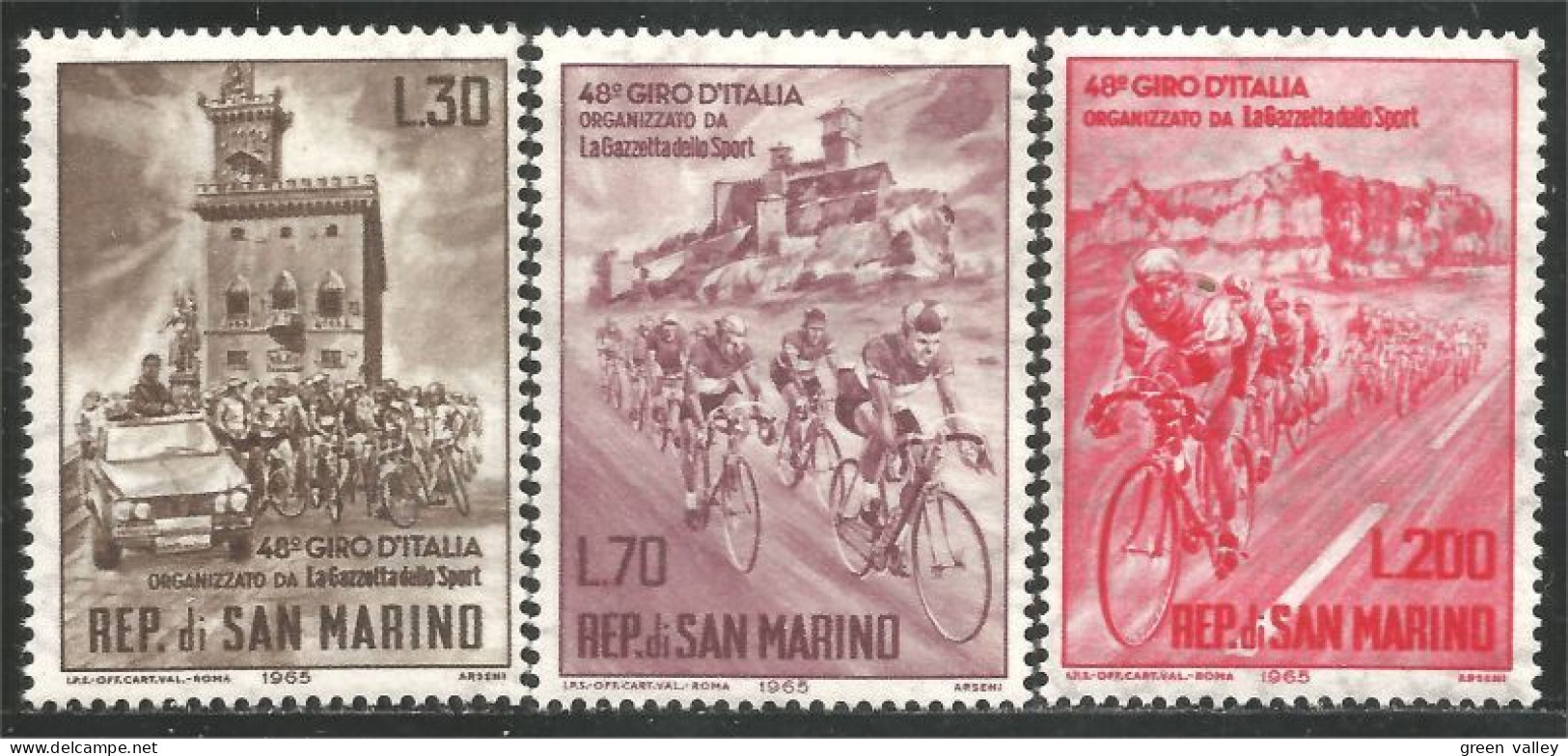 786 San Marino Giro Italia Bicyclette Bicycle Fahrrad Bicicletta Fiets MNH ** Neuf SC (SAN-129c) - Vélo