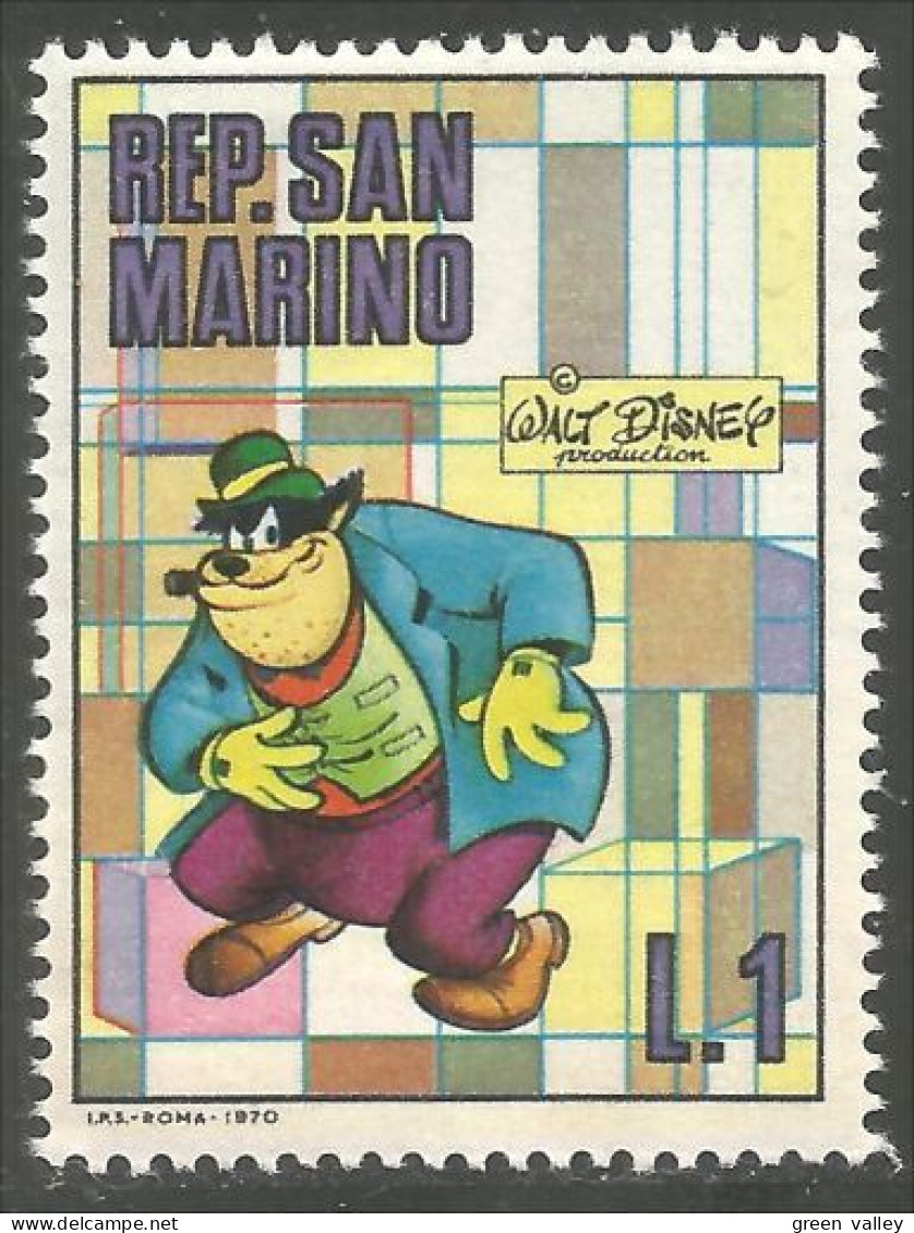 786 San Marino Cartoon Black Pete Disney MNH ** Neuf SC (SAN-113b) - Other & Unclassified