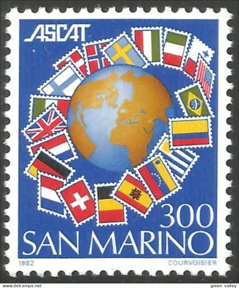 786 San Marino Drapeaux Flags MNH ** Neuf SC (SAN-83) - Timbres