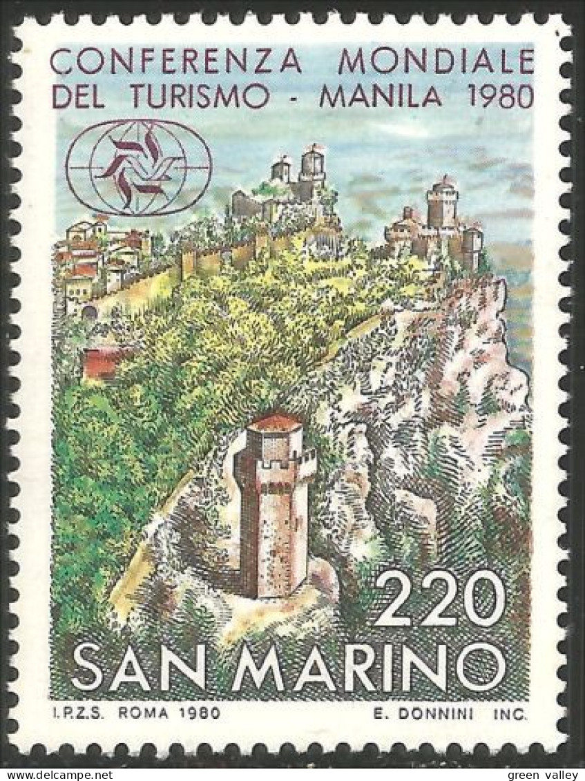 786 San Marino Conference Tourisme Turism MNH ** Neuf SC (SAN-76) - Otros & Sin Clasificación