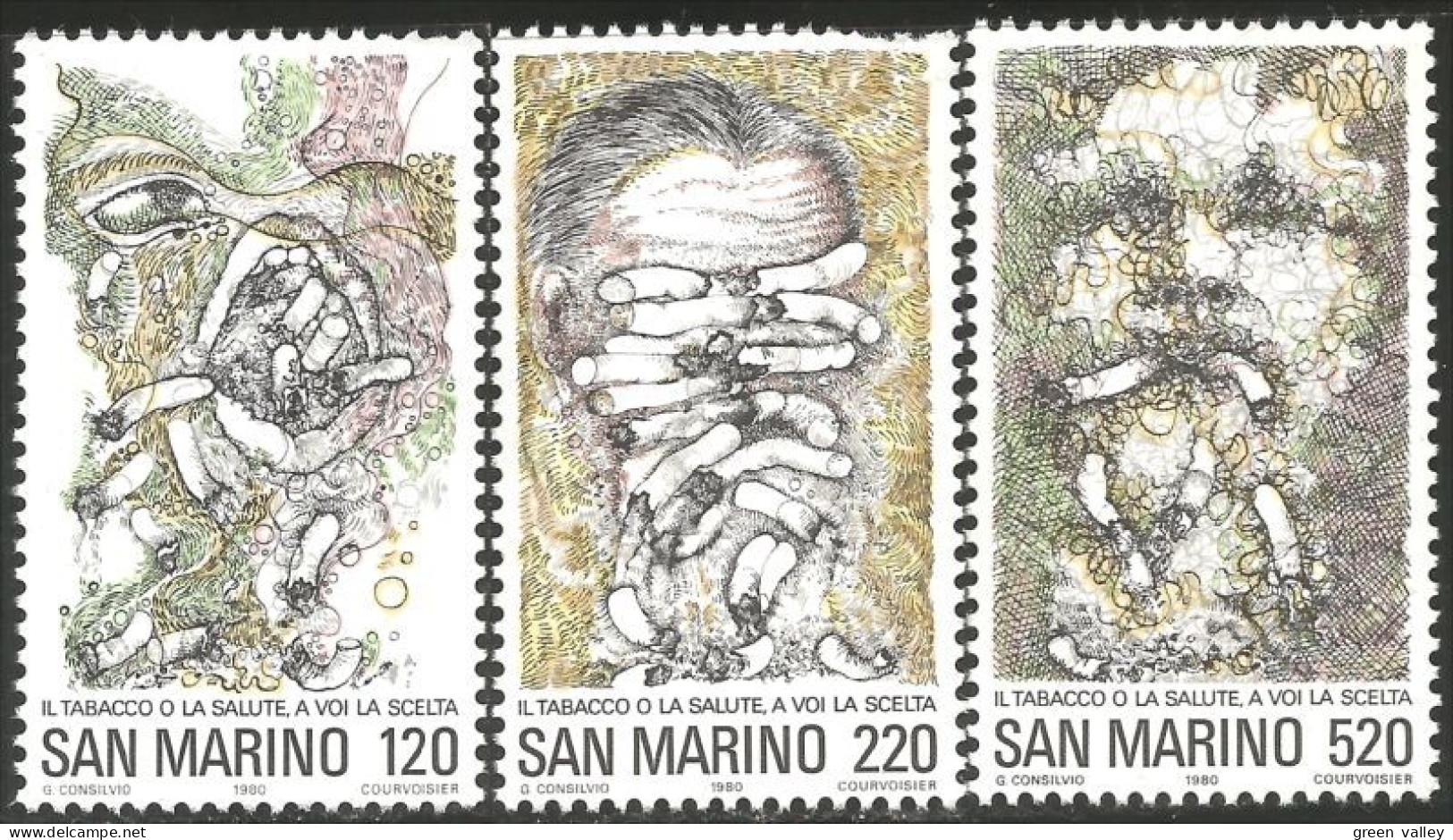 786 San Marino Tabac Cigarette Smoking Tobacco Tabak MNH ** Neuf SC (SAN-73a) - Neufs