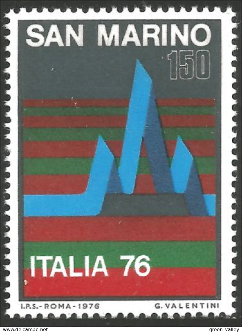 786 San Marino Milan Exposition Philatelique Exhibition 1976 MNH ** Neuf SC (SAN-60a) - Ungebraucht