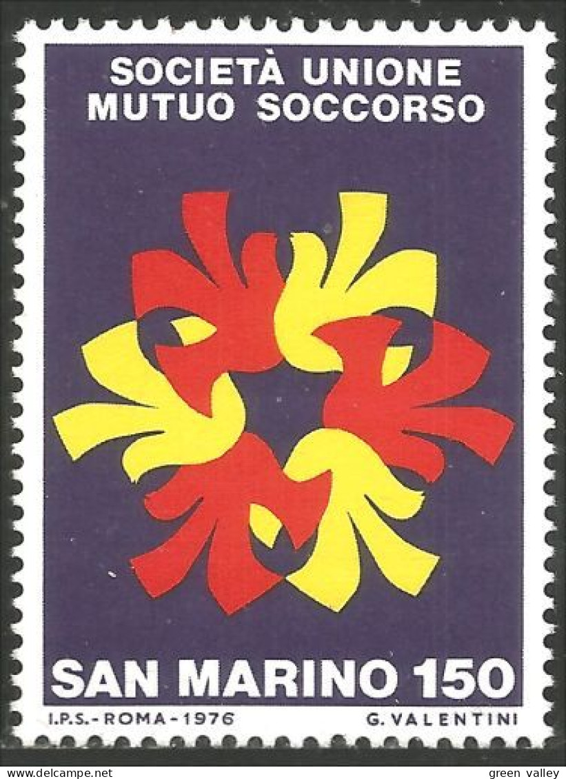 786 San Marino Entraide Mutual Aid MNH ** Neuf SC (SAN-59b) - Other & Unclassified