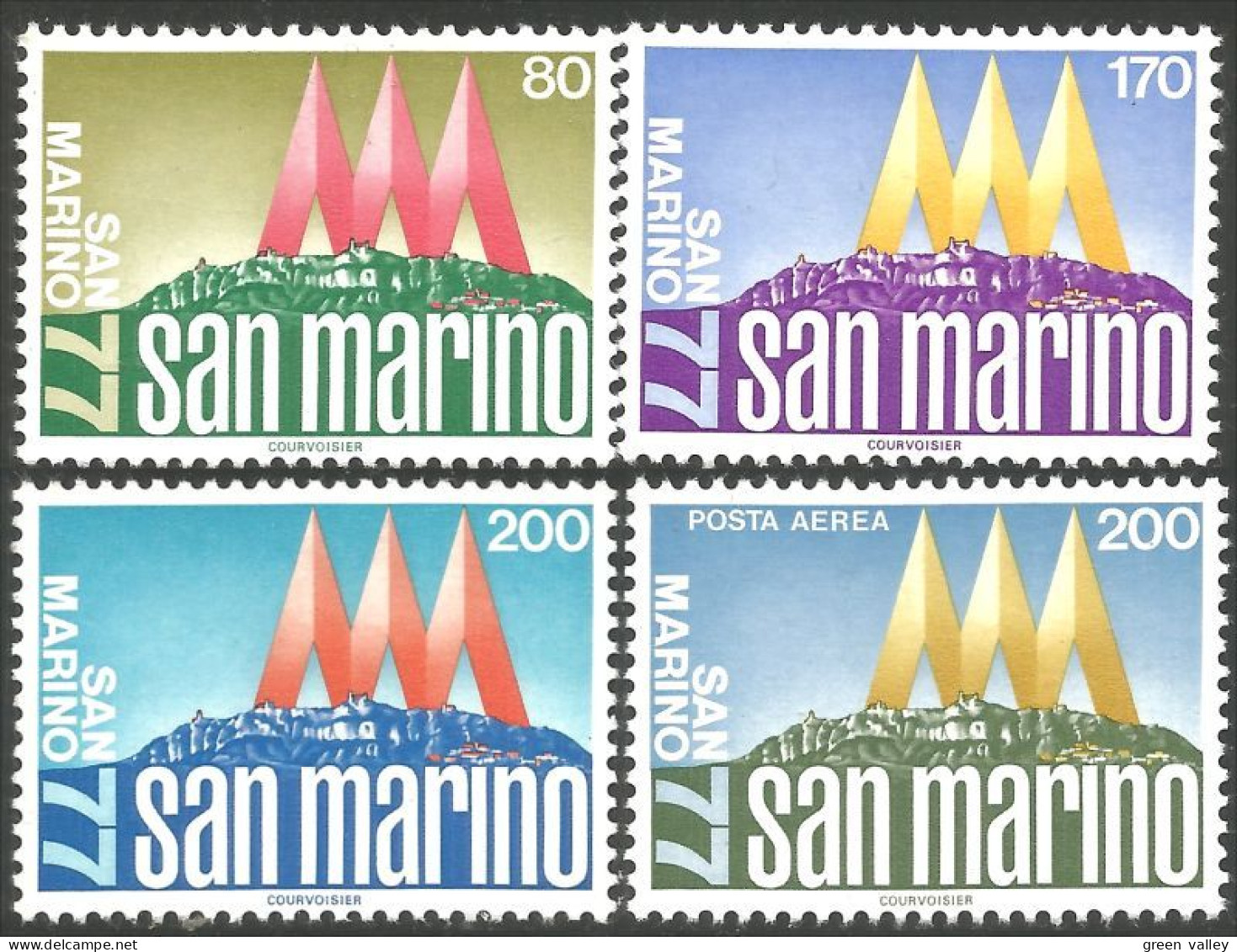 786 San Marino Exposition Philatelique Exhibition 1977 MNH ** Neuf SC (SAN-53b) - Philatelic Exhibitions