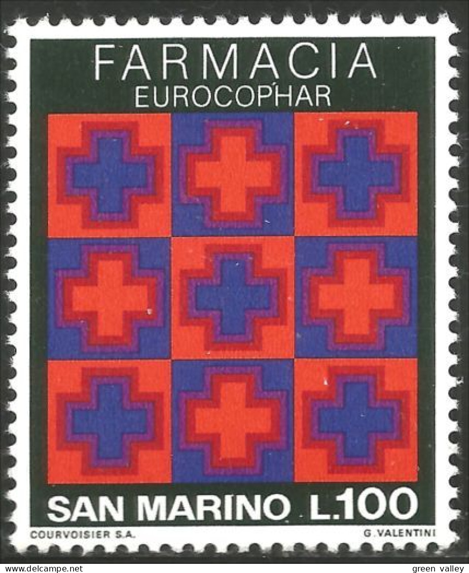 786 San Marino Eurocophar Congres Pharmacie Pharmacy MNH ** Neuf SC (SAN-48a) - Unused Stamps