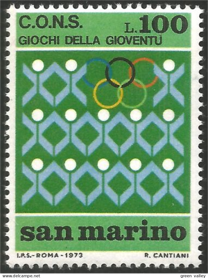 786 San Marino Gymnastique Gymnasts MNH ** Neuf SC (SAN-39a) - Neufs