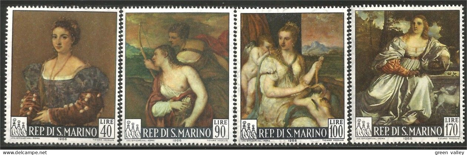 786 San Marino Religious Paintings Tableaux Religieux MH * Neuf (SAN-18) - Religieux