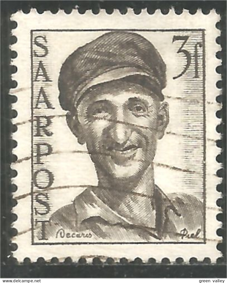 779 Sarre 1948 Ouvrier Worker 3f (SAA-78) - Oblitérés