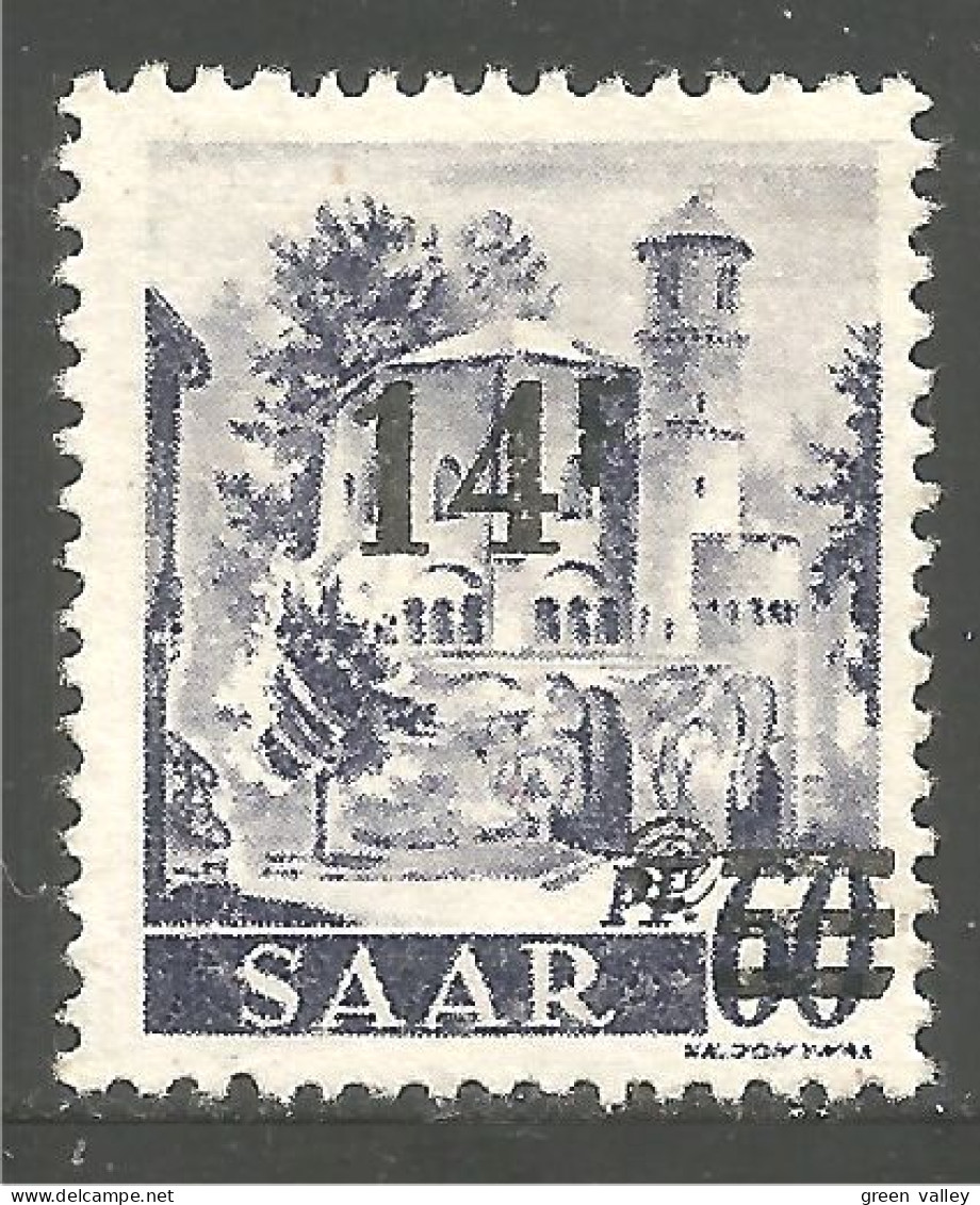 779 Sarre Tour Mettlach Tower Sans Gomme (SAA-57) - Used Stamps