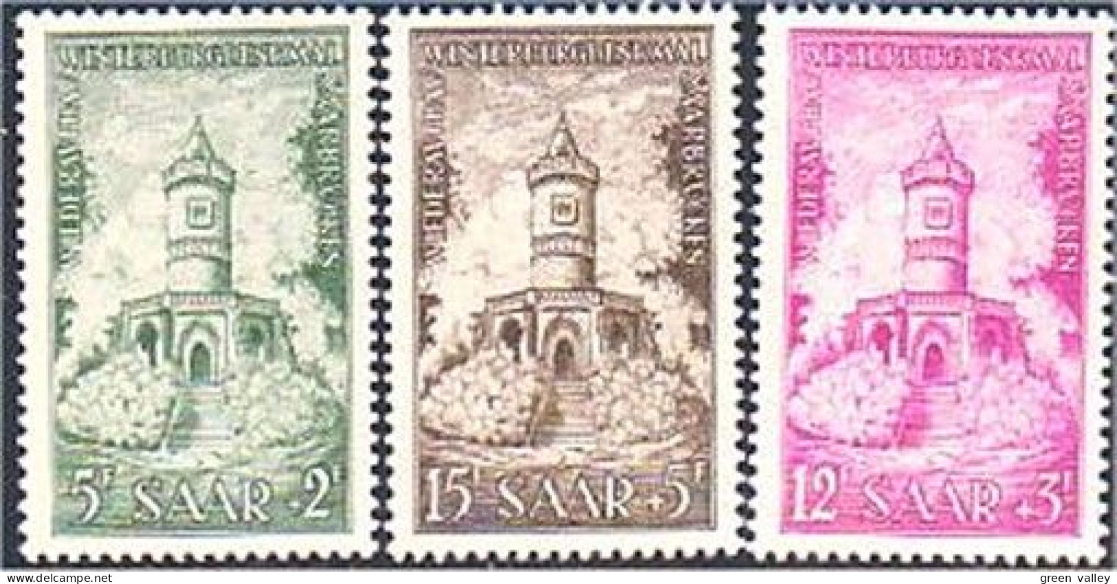 779 Sarre Monuments MNH ** Neuf SC (SAA-11b) - Monumenten