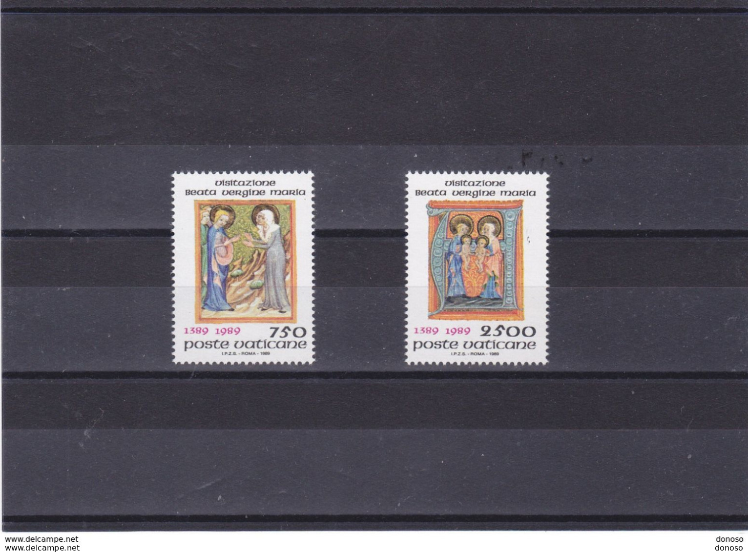 VATICAN 1989 VISITATION Yvert 850-851 NEUF** MNH Cote 6,75 Euros - Ongebruikt