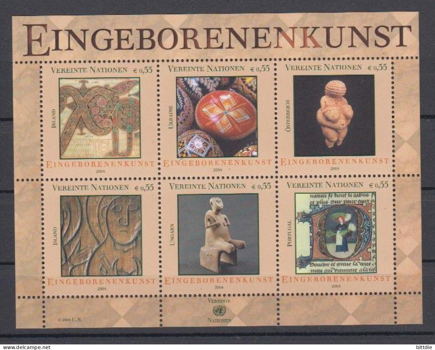 UNO-Wien , Bl.18 , Xx   (A6.1703) - Blocks & Kleinbögen