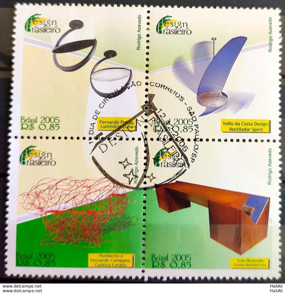C 2636 Brazil Stamp Brazilian Design 2005 CBC SP - Unused Stamps