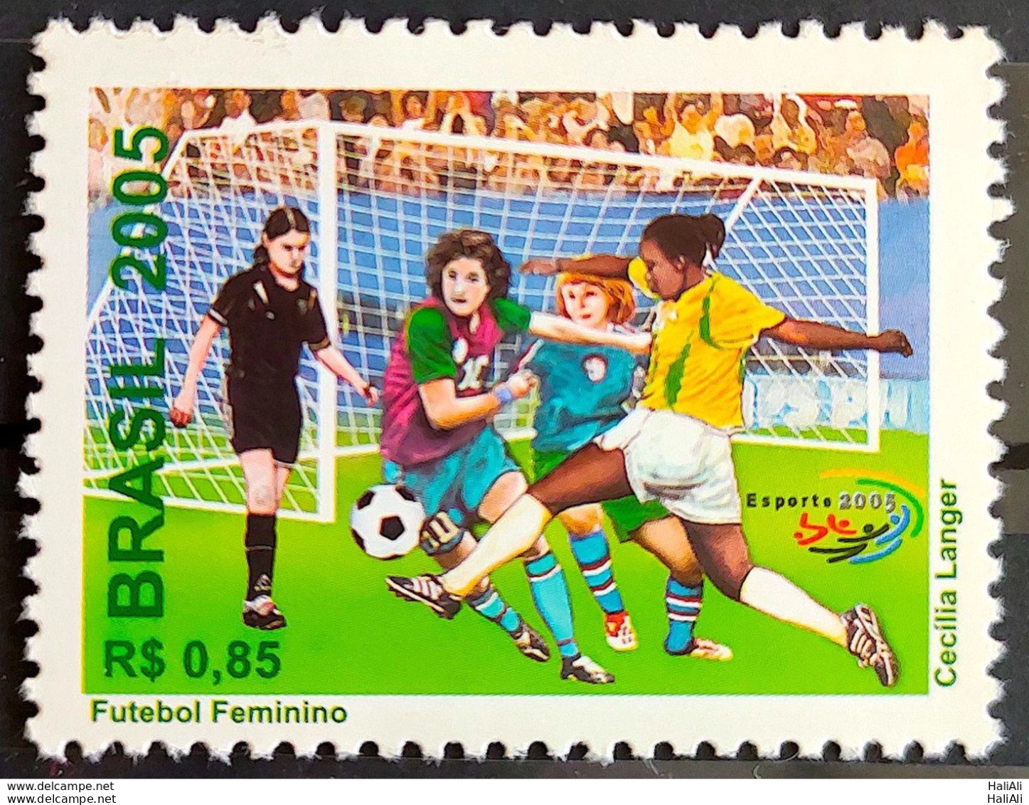 C 2633 Brazil Stamp Football Soccer Woman 2005 - Neufs