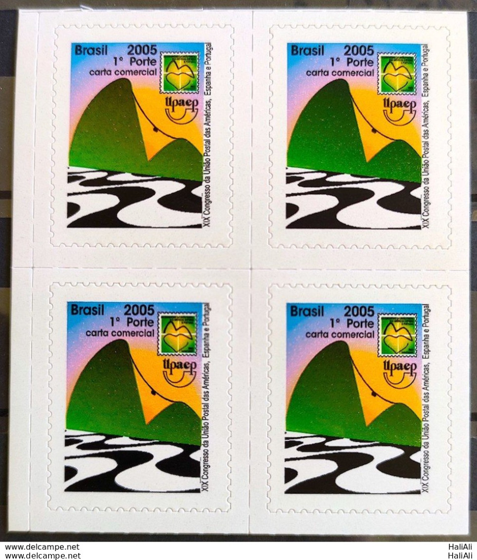 C 2622 Brazil Stamp UPAEP 2005 Block Of 4 - Neufs